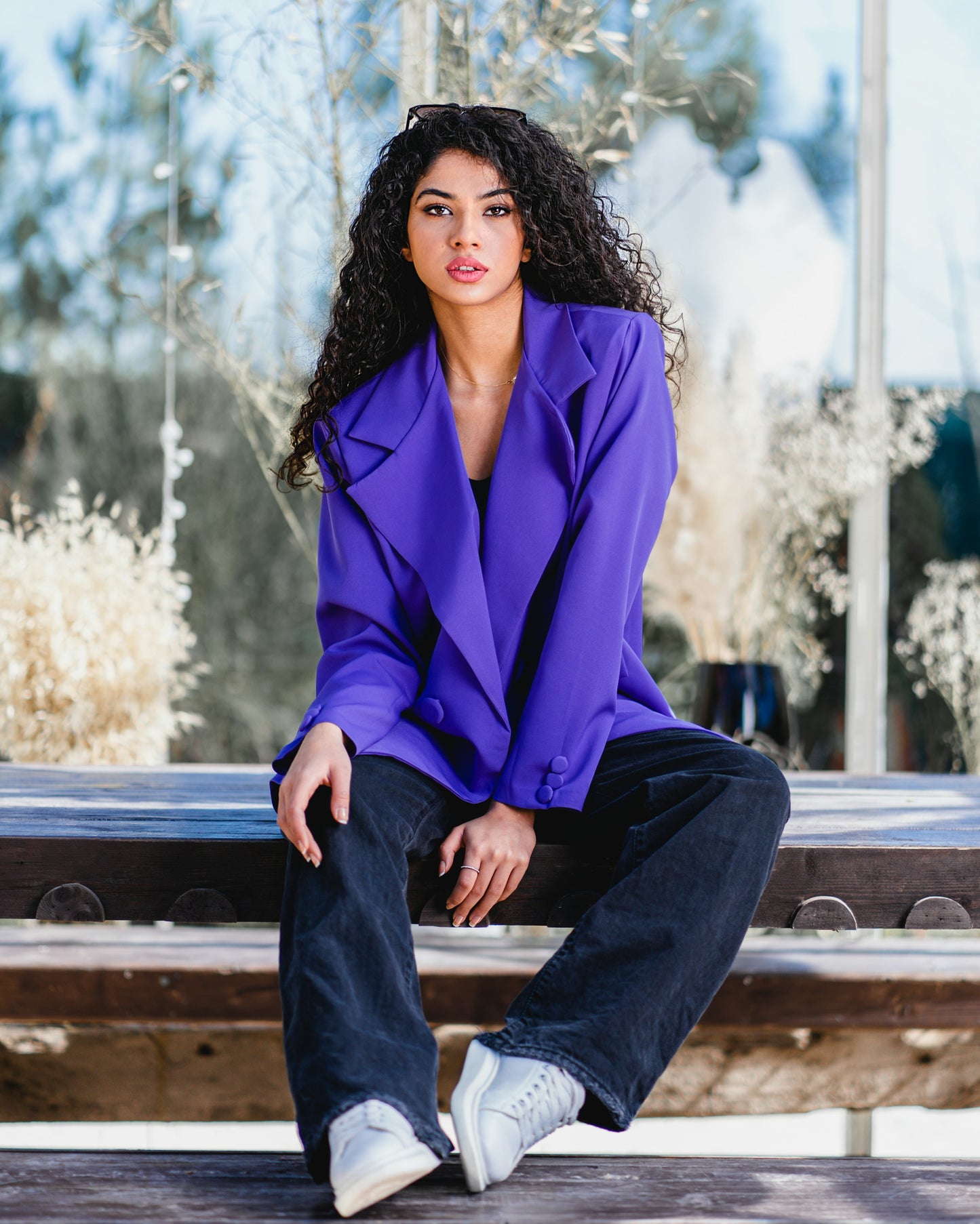 Cobalt Relaxed Blazer