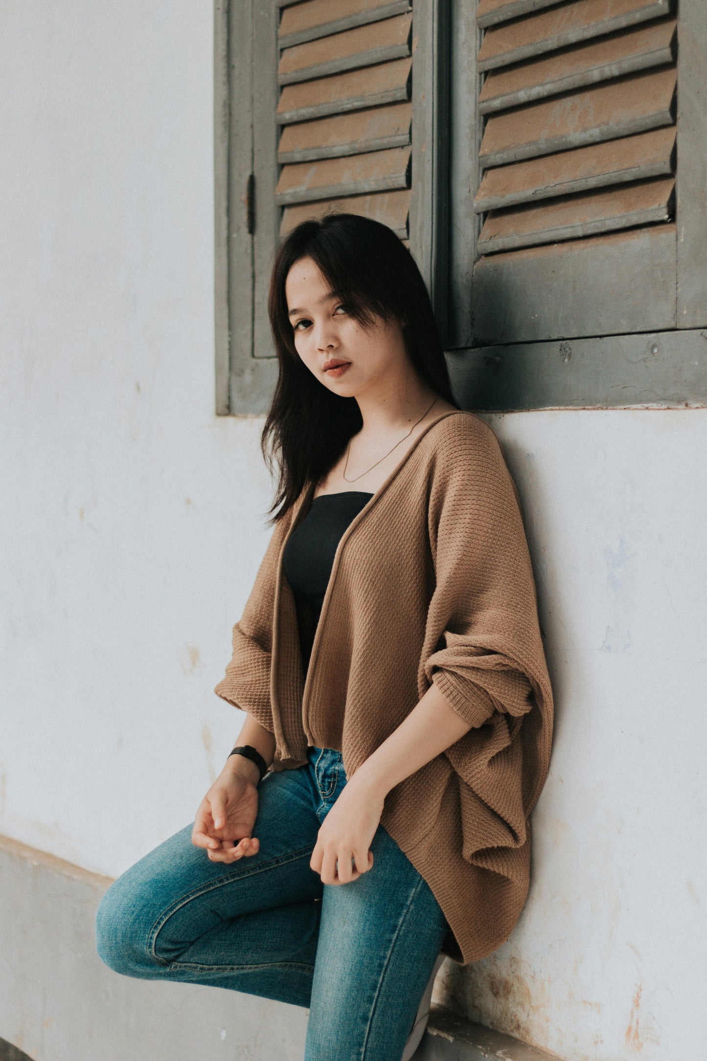 Relaxed Cotton Cardigan