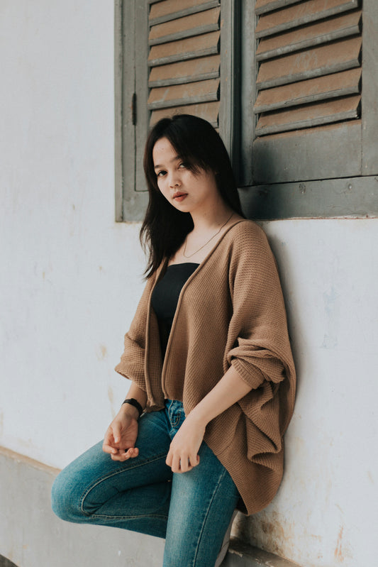 Relaxed Cotton Cardigan
