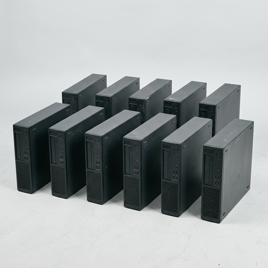 Illustrative bulk lot of unbranded ex-business desktop computers