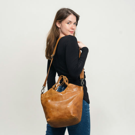 Structured Leather Tote